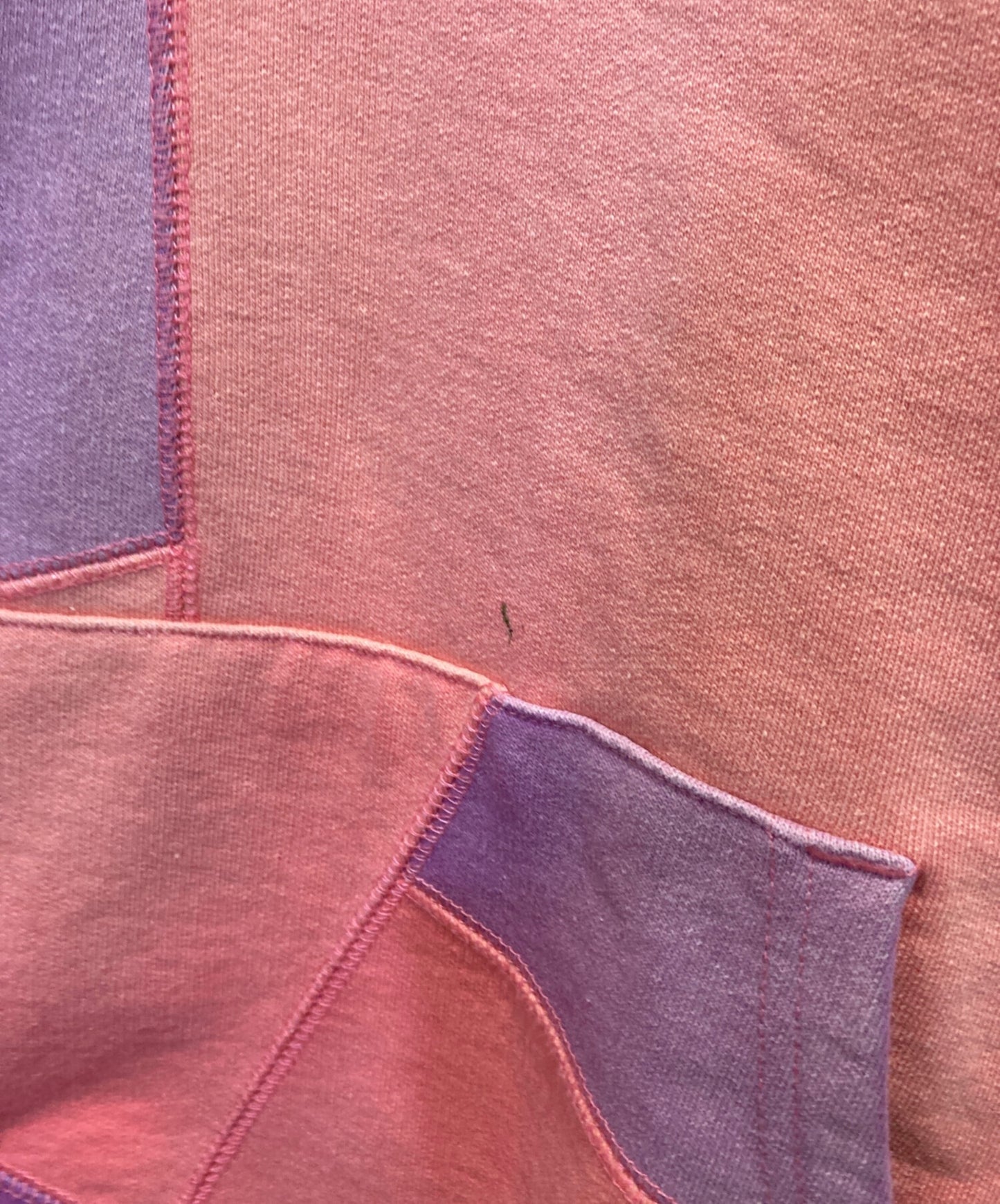 [Pre-owned] SUPREME patchwork hooded sweatshirt