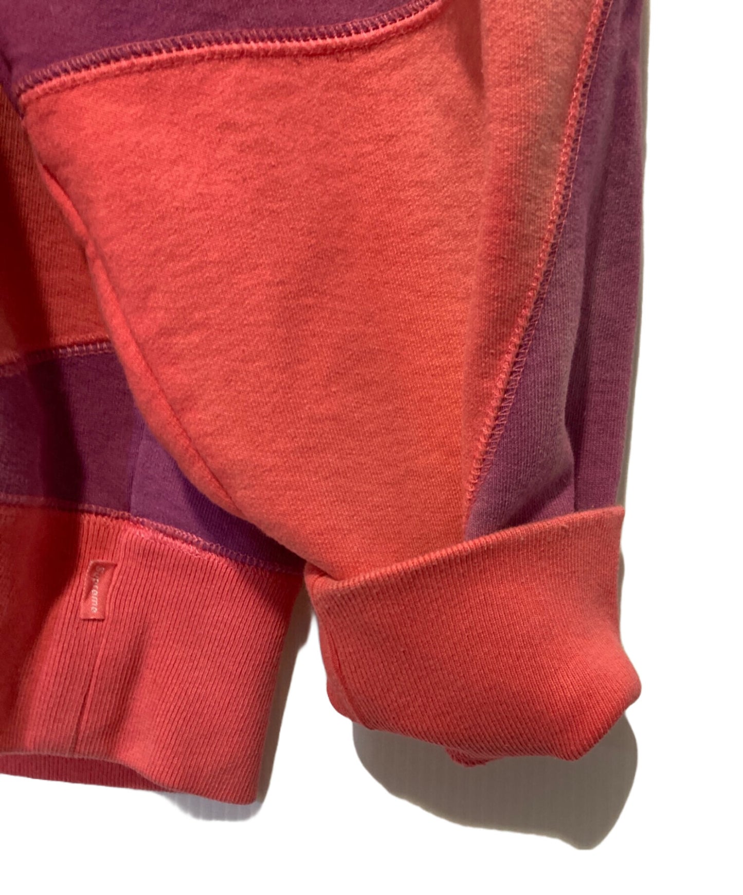 [Pre-owned] SUPREME patchwork hooded sweatshirt