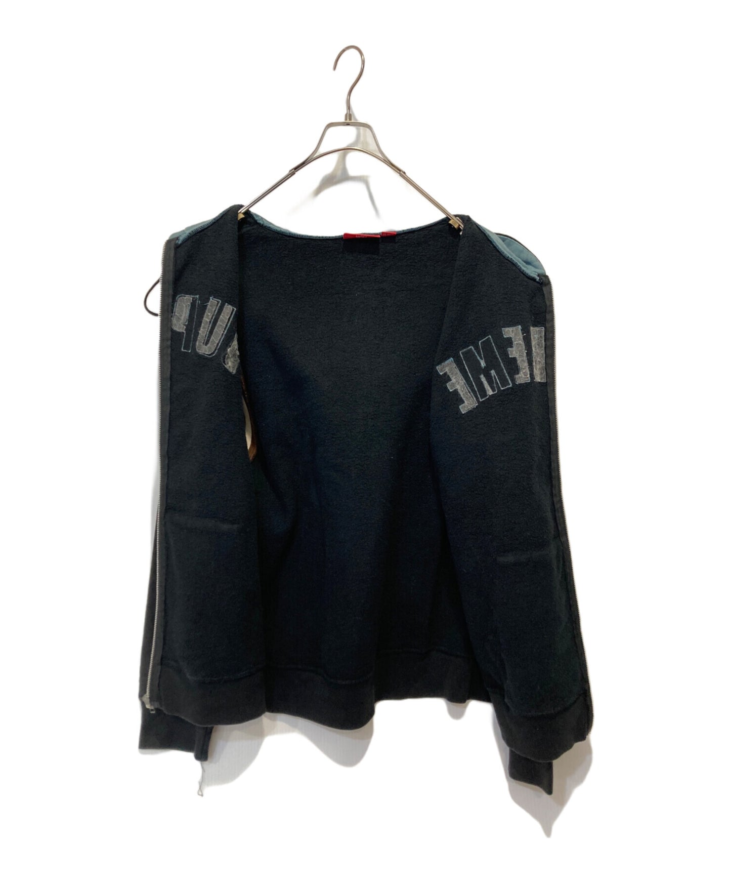 [Pre-owned] SUPREME Jet Sleeve Zip Up Hooded Sweatshirt