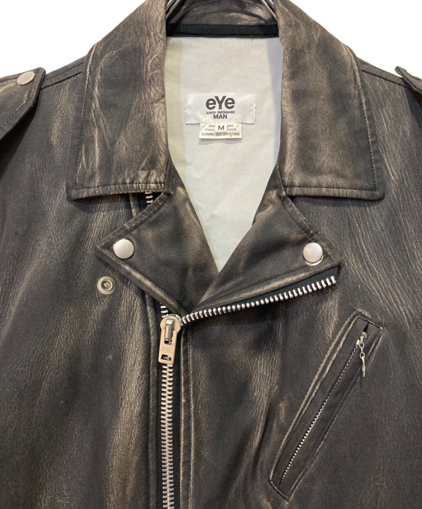 [Pre-owned] eYe COMME des GARCONS JUNYAWATANABE MAN Cotton Back Satin Printed Jacket WI-J908