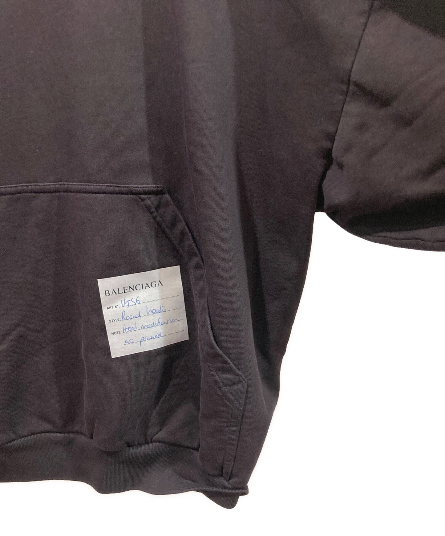 [Pre-owned] BALENCIAGA SAMPLE STICKER HOODIE 761458 TPVN3