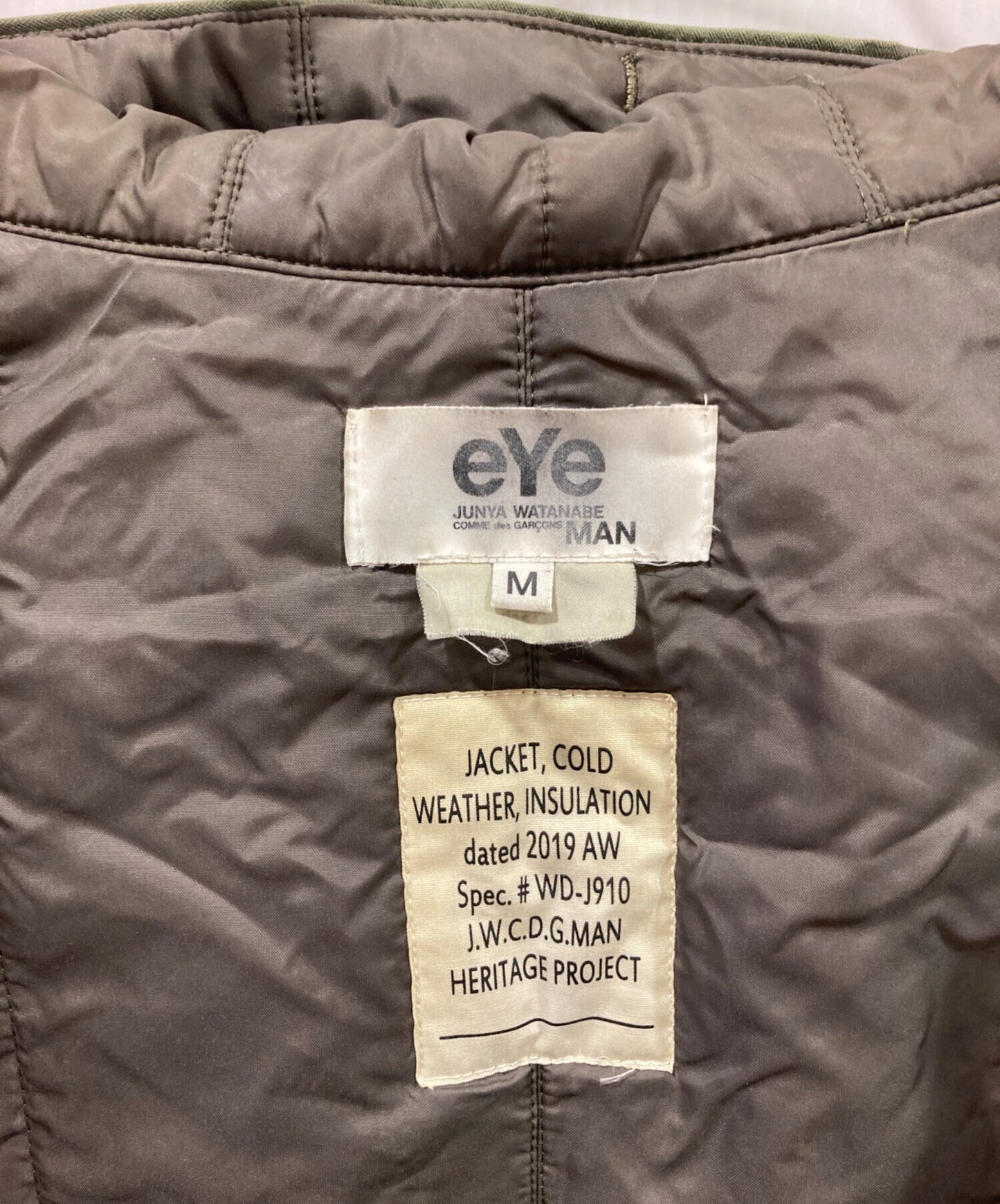 [Pre-owned] eYe COMME des GARCONS JUNYAWATANABE MAN military coat WD-J910