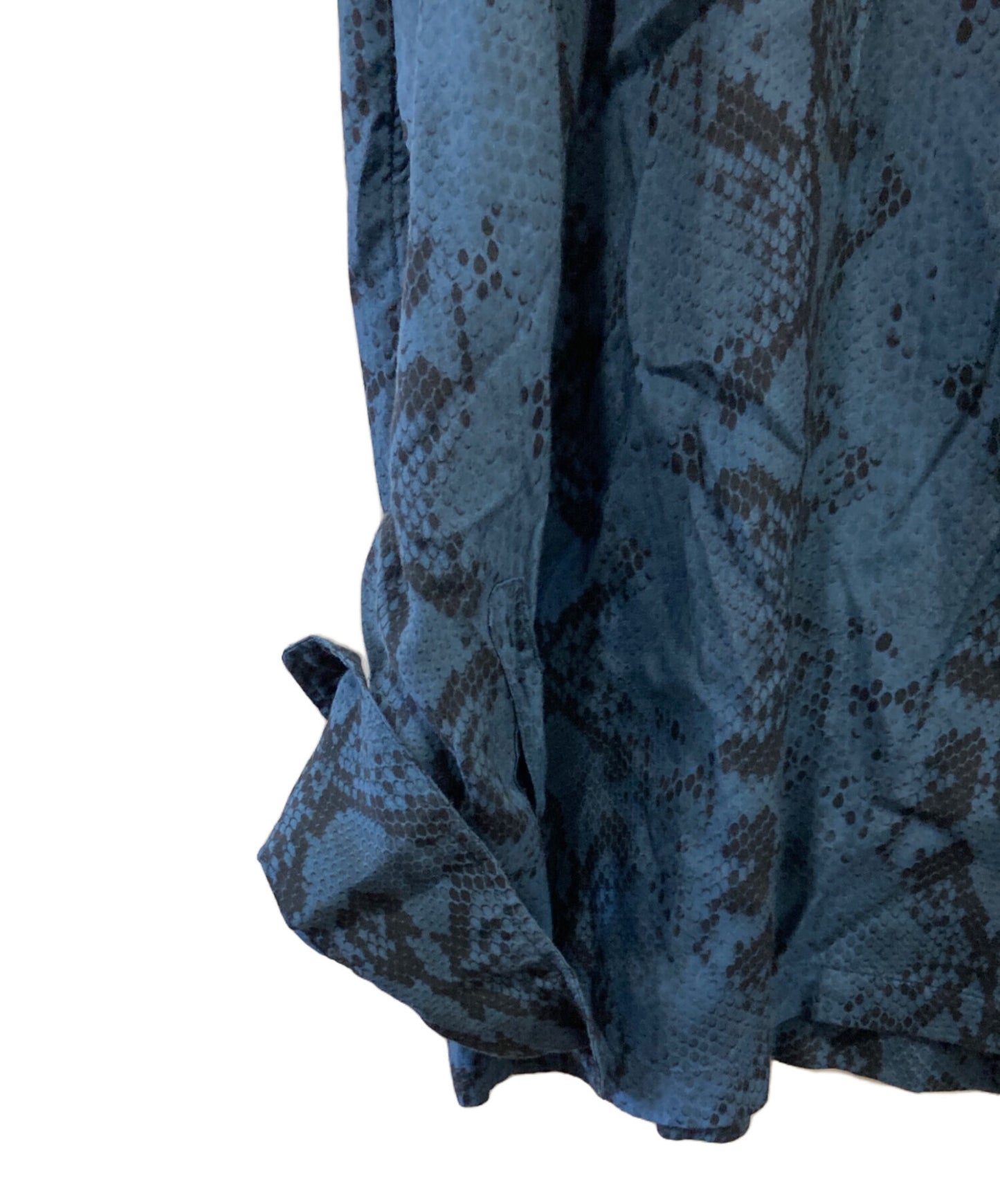 [Pre-owned] WACKO MARIA Python Pattern Open Collar Shirt