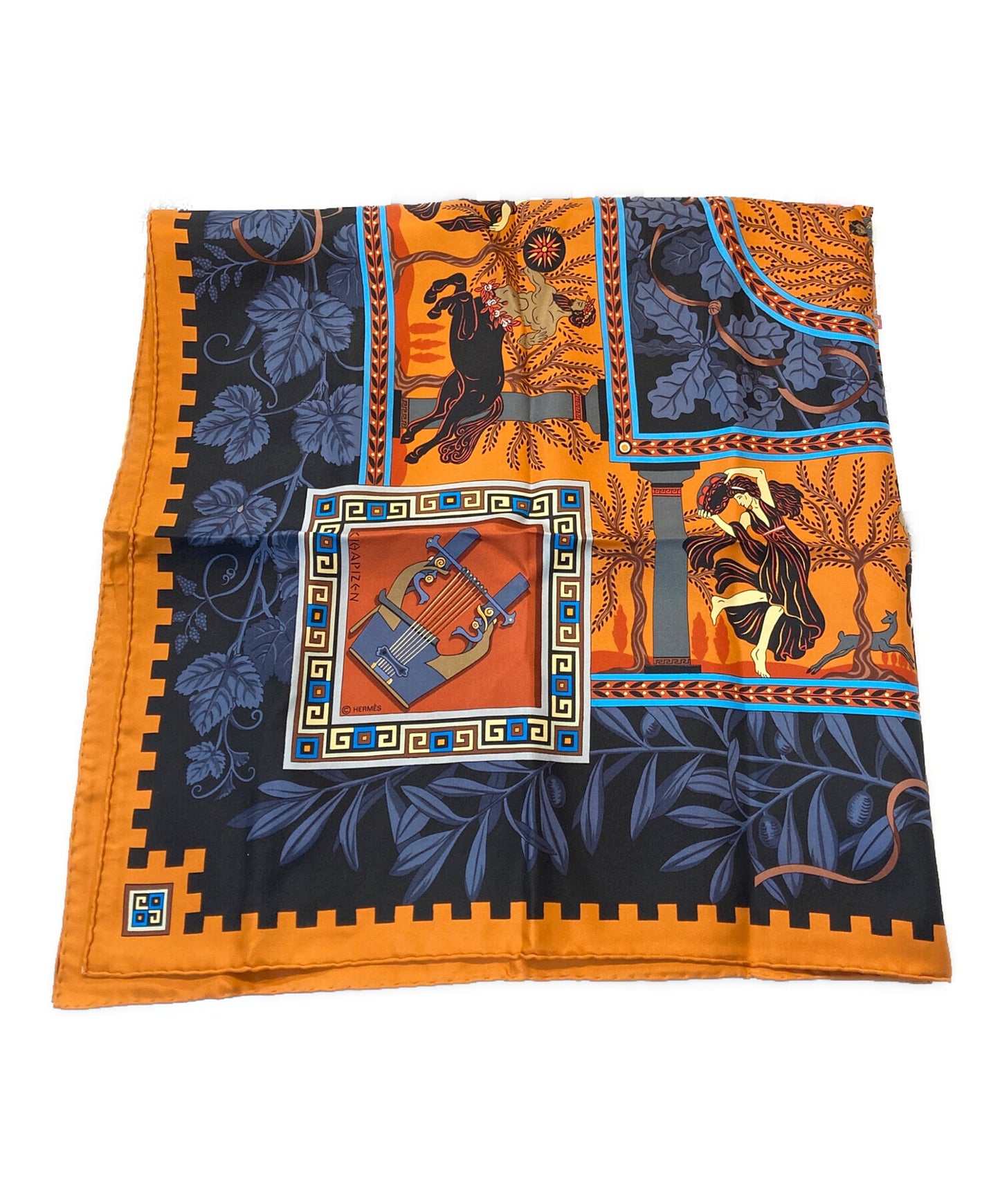 [Pre-owned] HERMES silk scarf