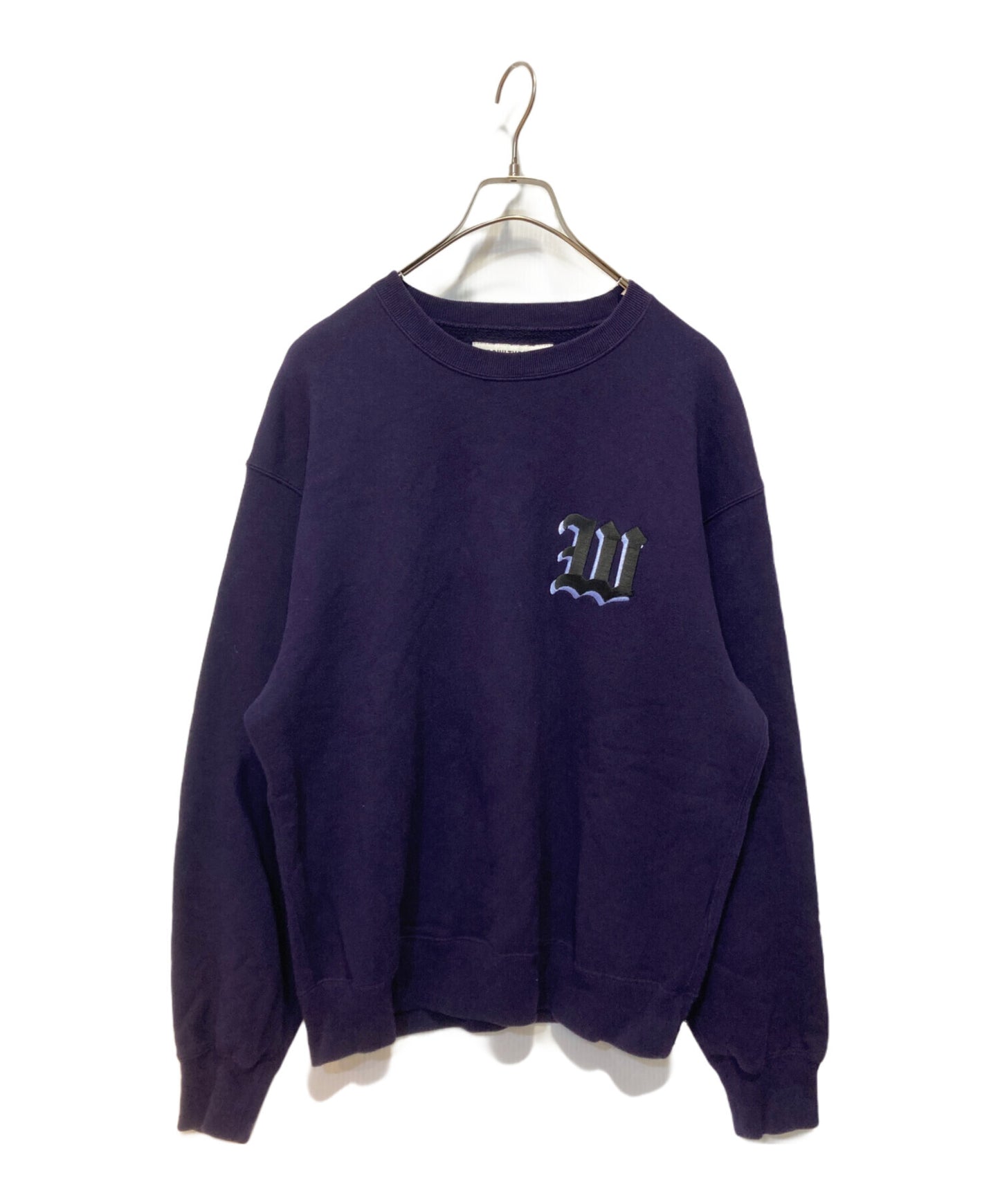[Pre-owned] WACKO MARIA MIDDLE WEIGHT CREW NECK SWEAT SHIRT 24fw-wmc-ss08