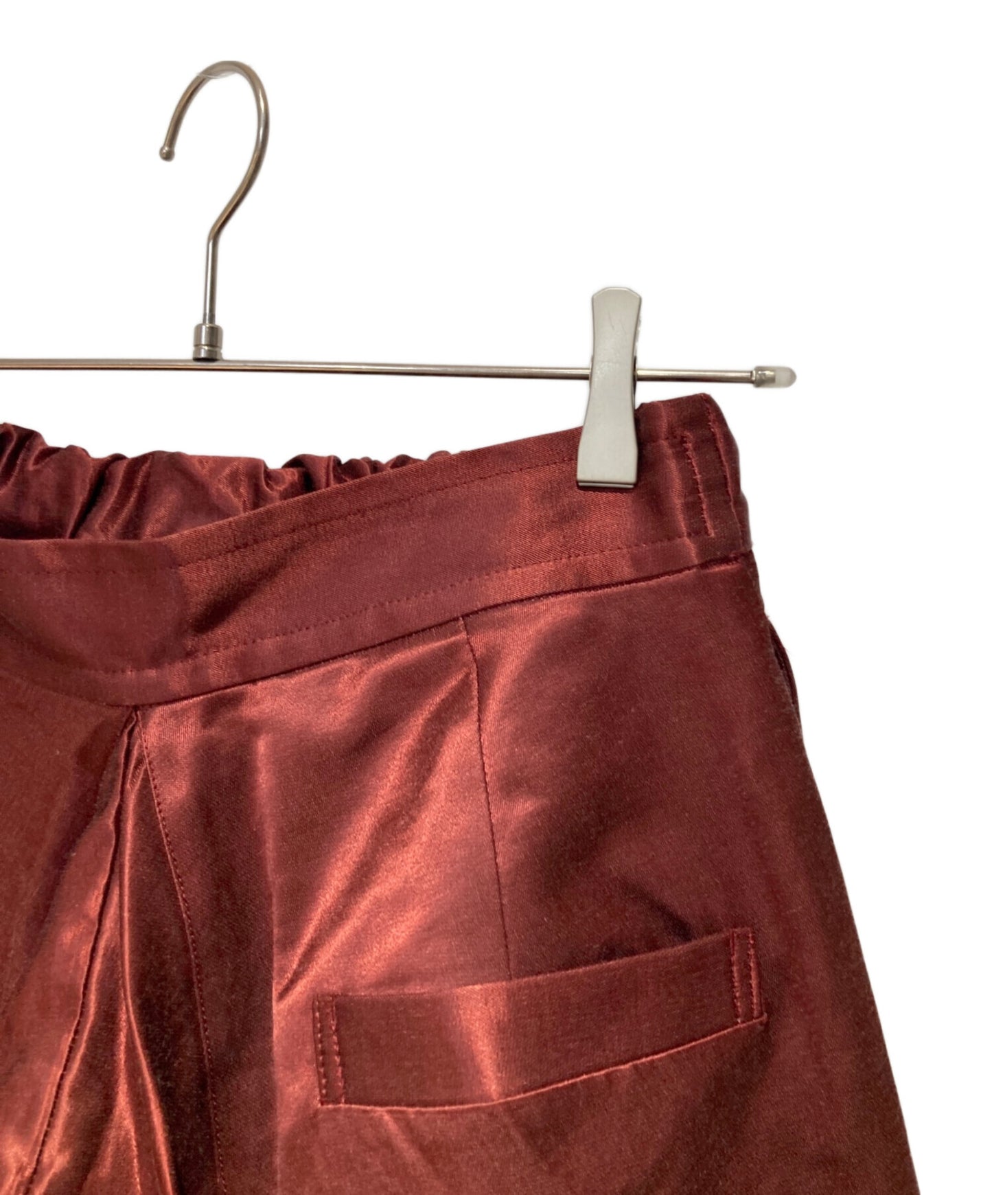 [Pre-owned] Vivienne Westwood RED LABEL deformed satin pants 16-12-732015