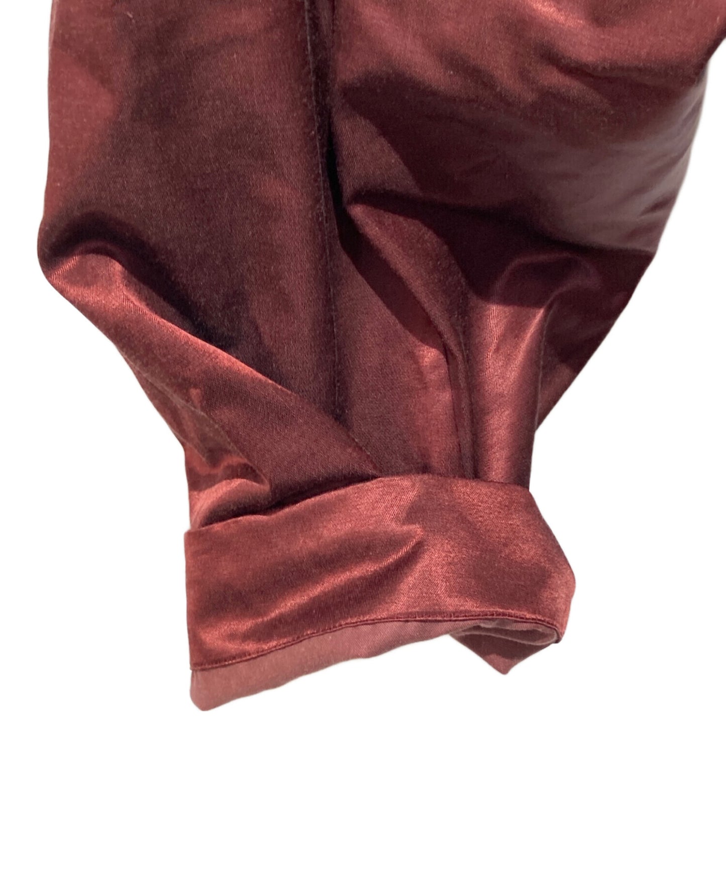 [Pre-owned] Vivienne Westwood RED LABEL deformed satin pants 16-12-732015