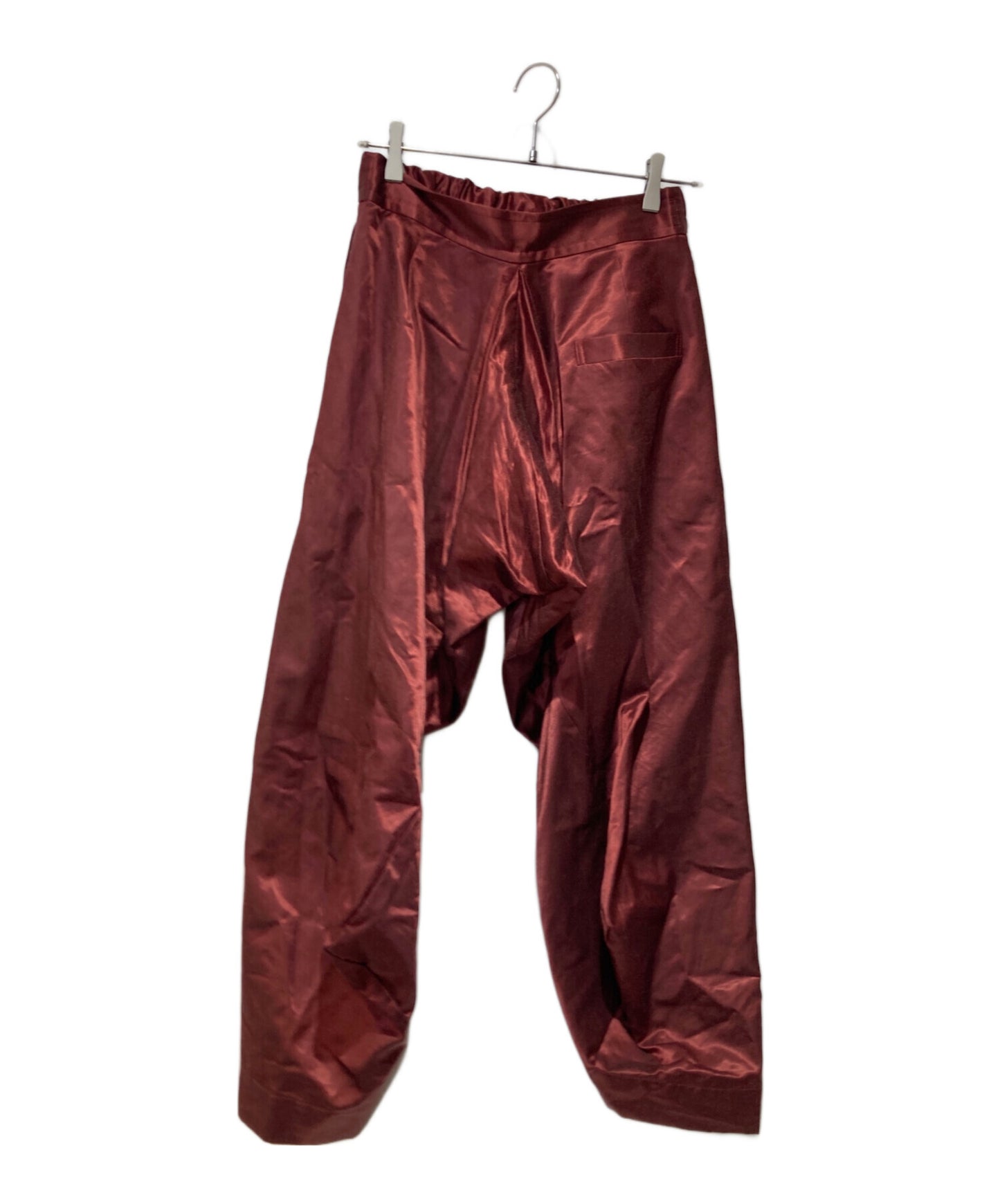 [Pre-owned] Vivienne Westwood RED LABEL deformed satin pants 16-12-732015