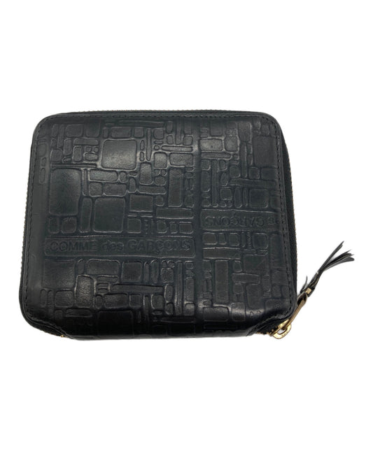 [Pre-owned] COMME des GARCONS EMMBOSSED LOGOTYPE 1 WALLET