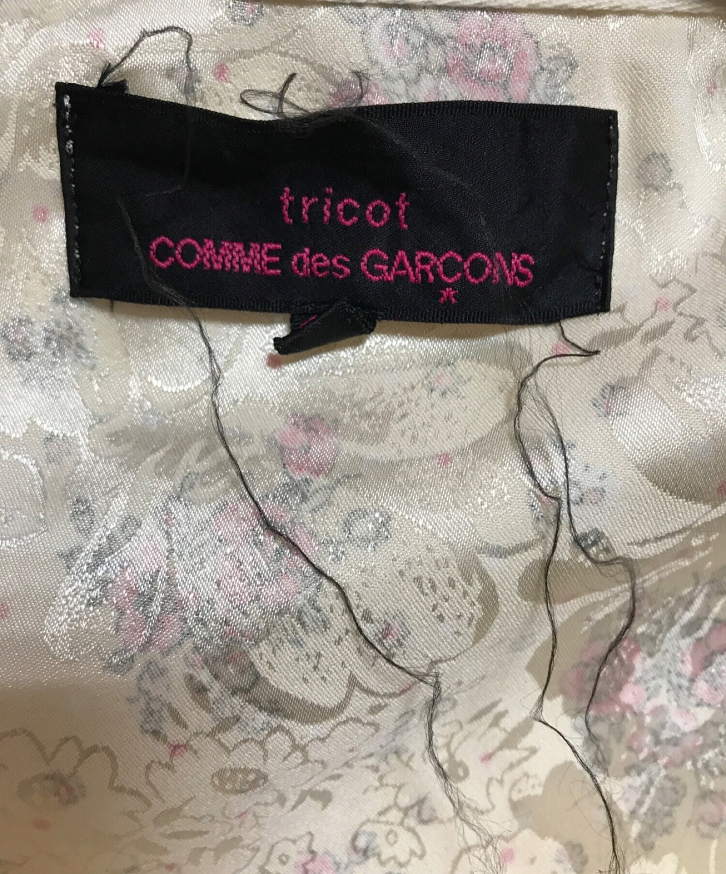 [Pre-owned] tricot COMME des GARCONS Flower Print Dress TF-O205