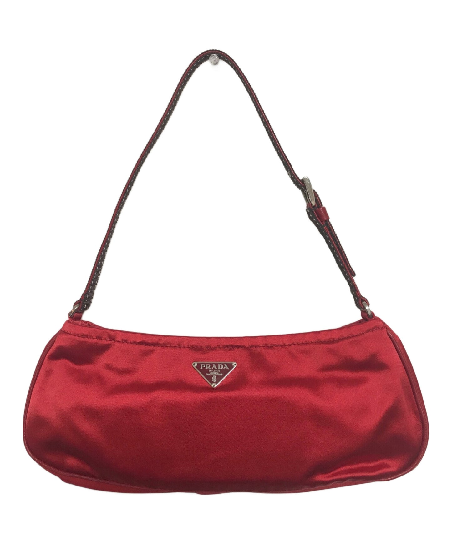 [Pre-owned] PRADA Semi shoulder bag with flower motif BR1515