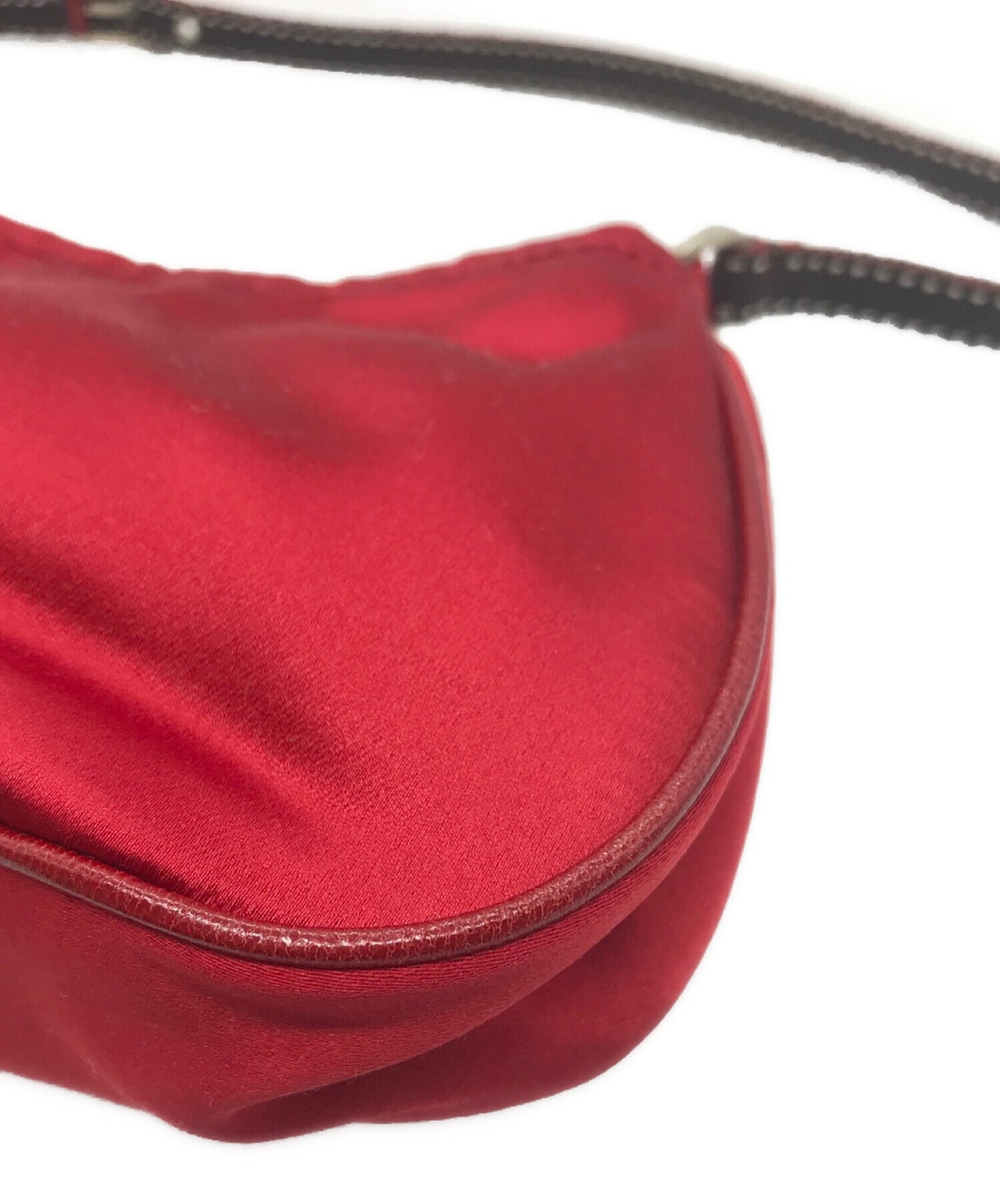 [Pre-owned] PRADA Semi shoulder bag with flower motif BR1515