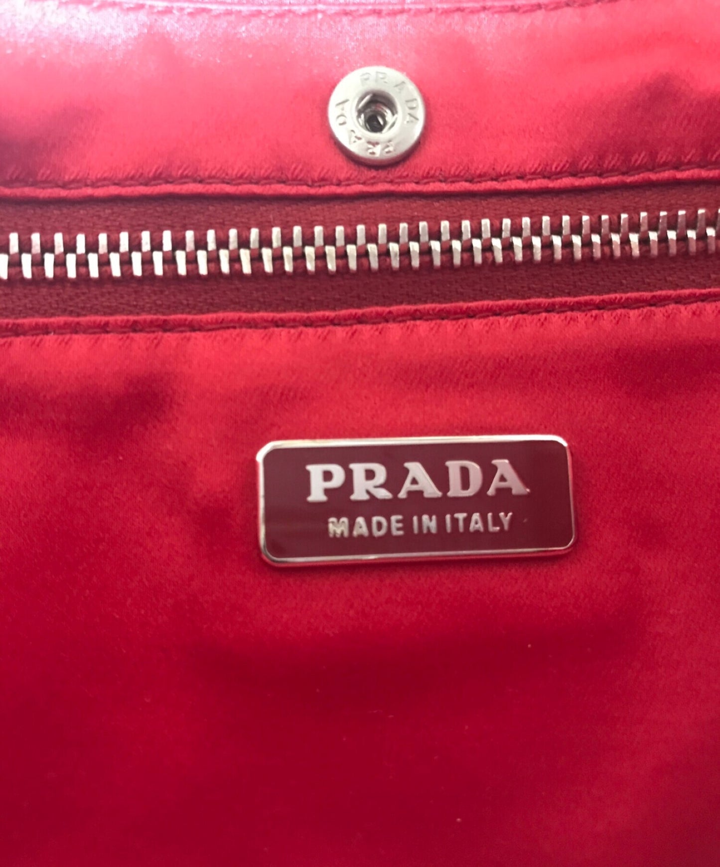 [Pre-owned] PRADA Semi shoulder bag with flower motif BR1515
