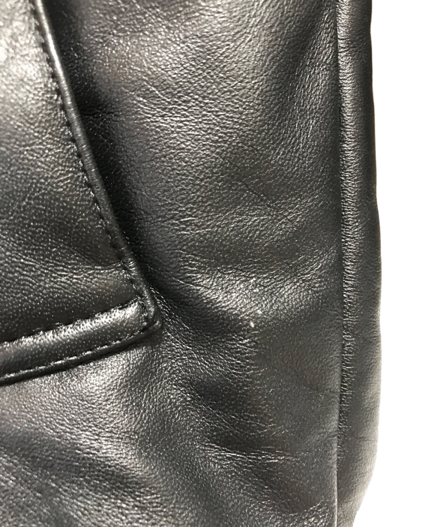 [Pre-owned] WACKO MARIA LEATHER DOWN JACKET