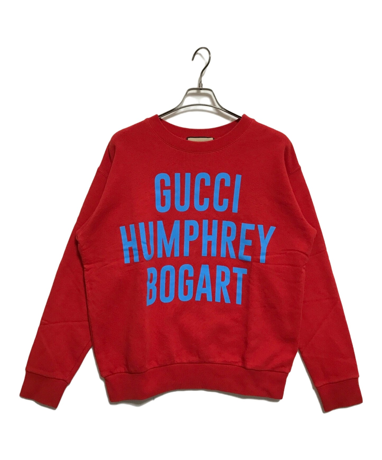 [Pre-owned] GUCCI Humphrey Bogart Print Rundhals-Sweatshirt 623245XJEN8