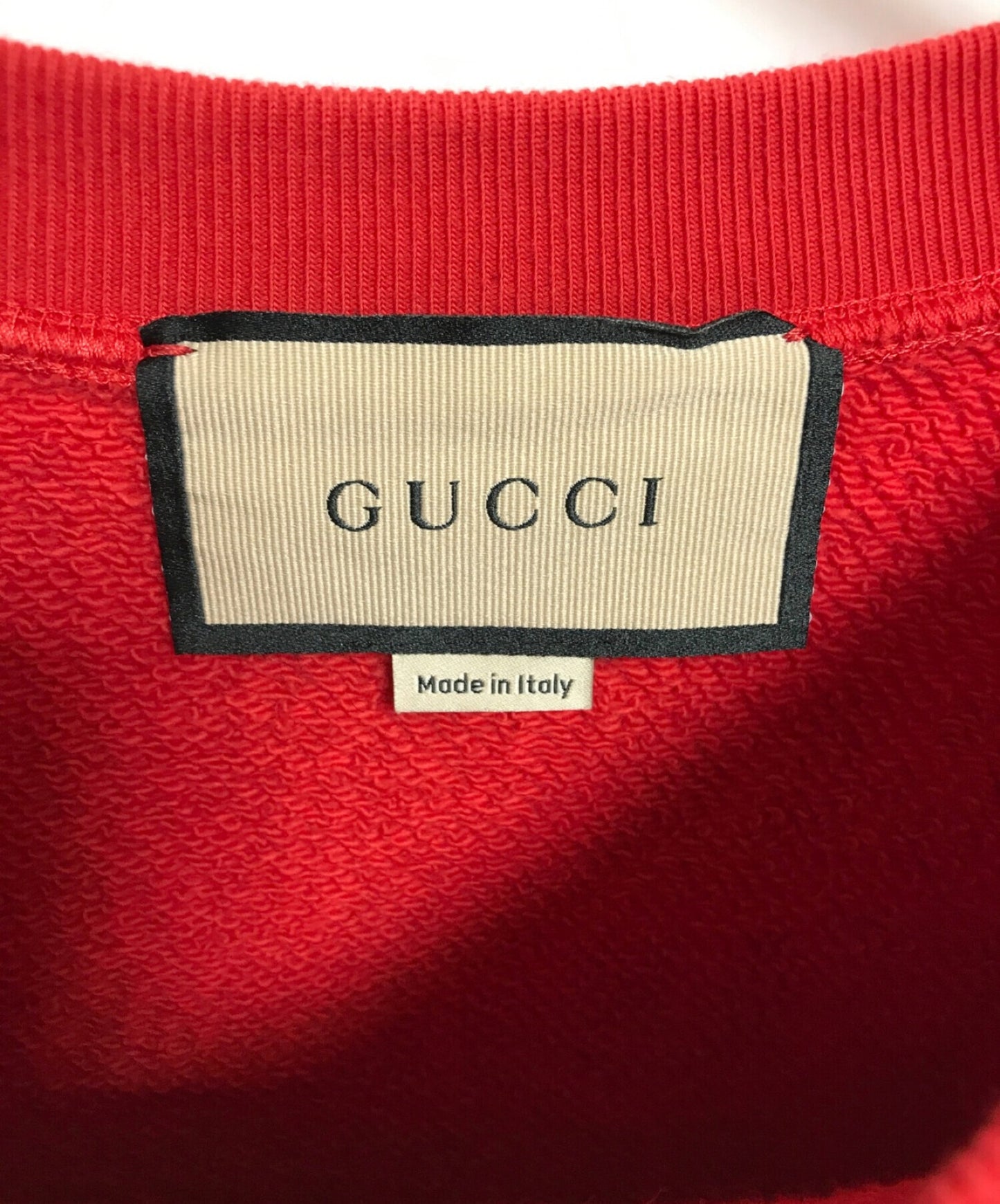 [Pre-owned] GUCCI Humphrey Bogart Print Rundhals-Sweatshirt 623245XJEN8