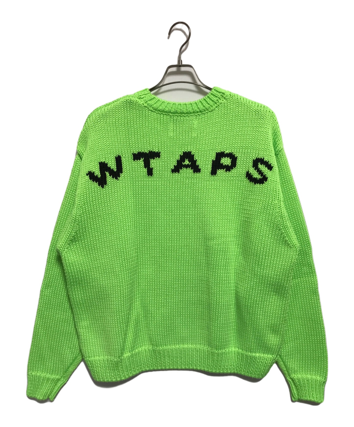 [Pre-owned] WTAPS Bag Logo Crew Neck Knit 232madt-knm04