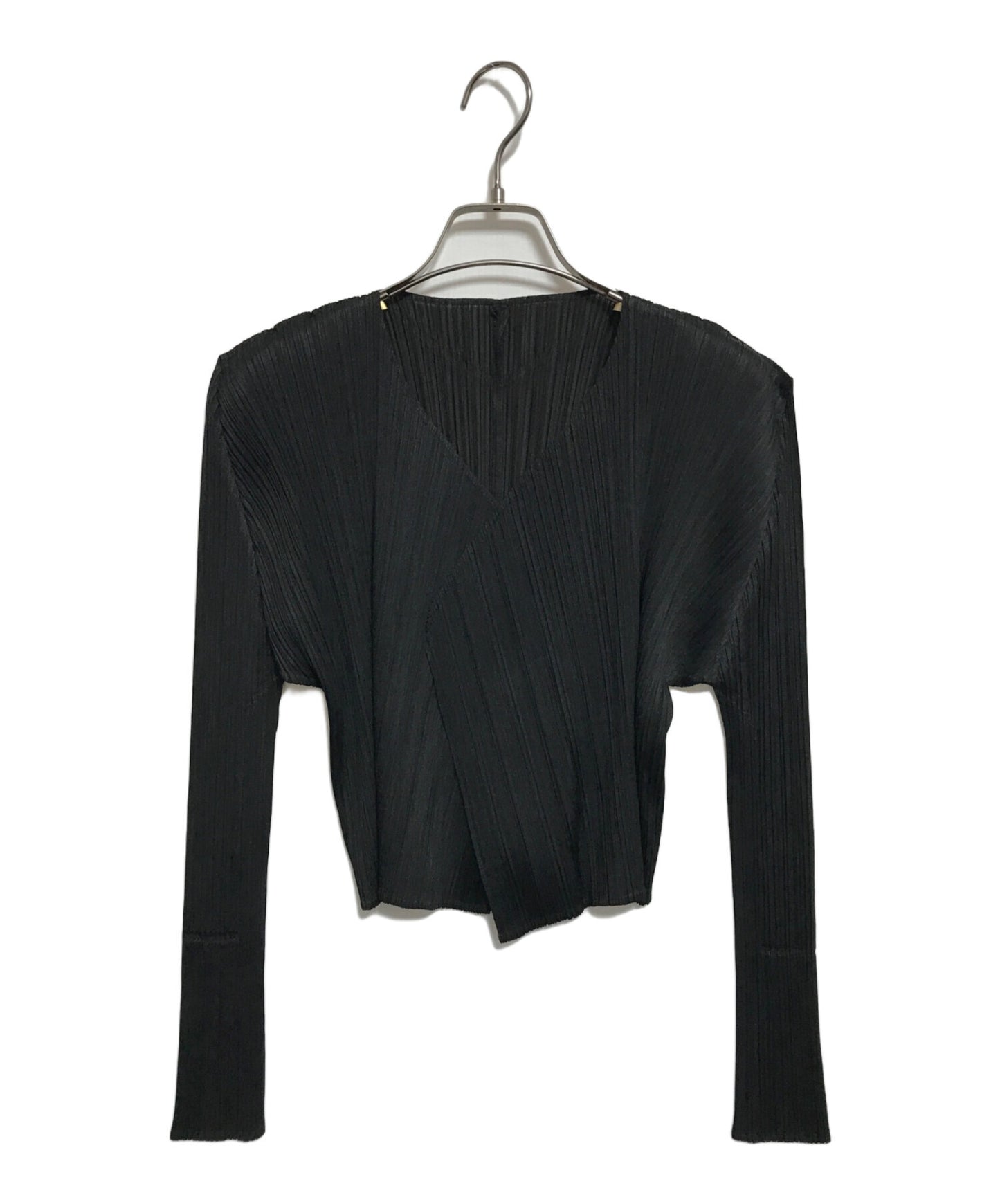 [Pre-owned] PLEATS PLEASE pleated cardigan PP93-JO187