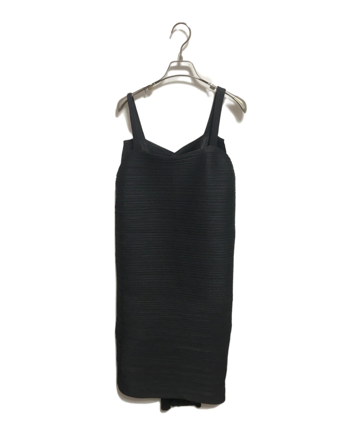 [Pre-owned] PLEATS PLEASE Pleated Layered Wrap Dress PP11-JH121