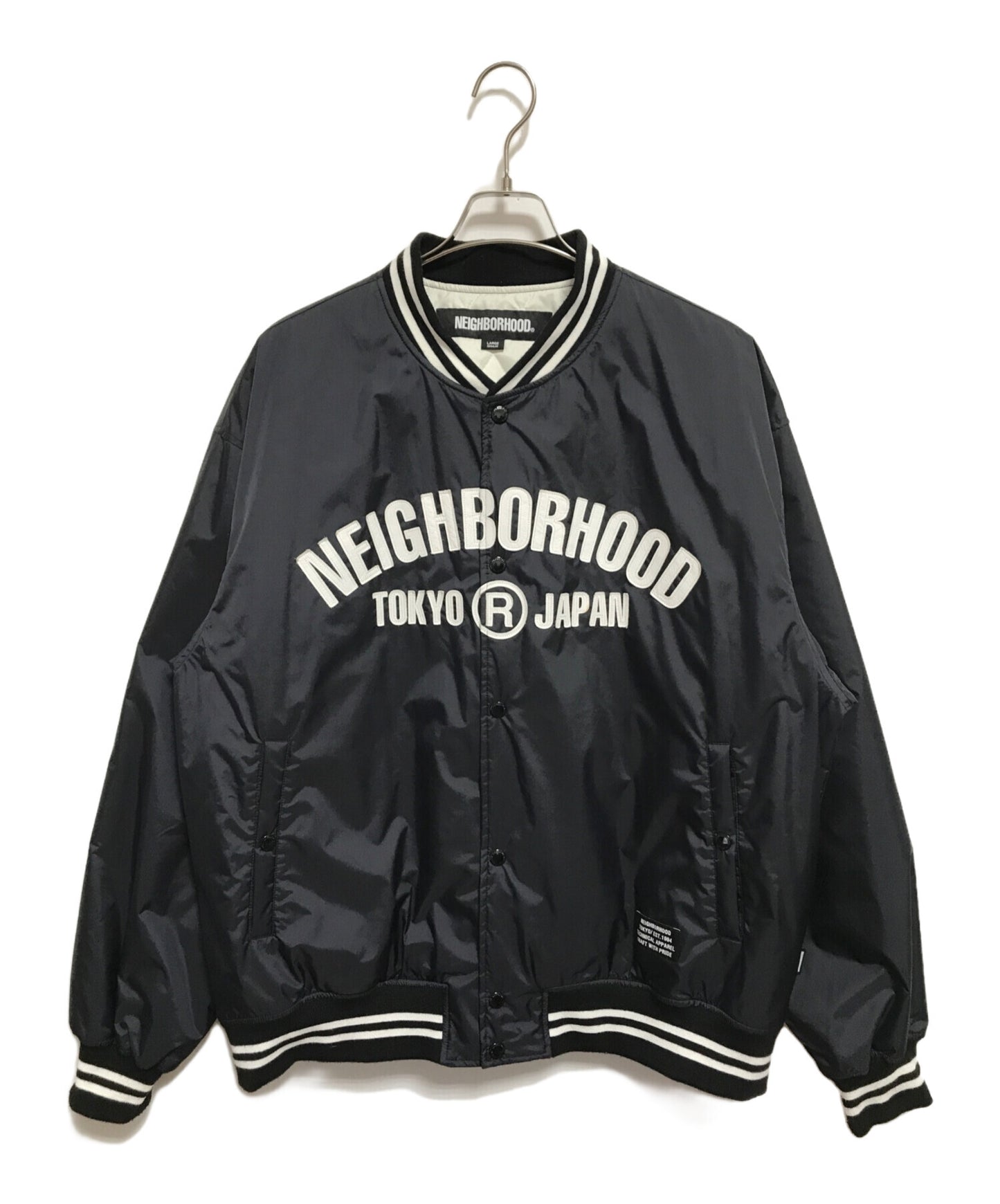 [Pre-owned] NEIGHBORHOOD baseball jacket 222tsnh-jkm08