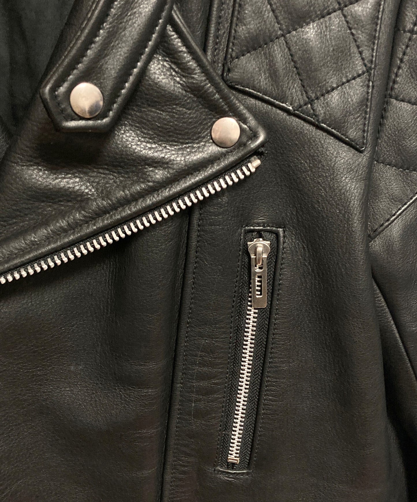[Pre-owned] Hysteric Glamour Leather Riders Jacket 2LB-5830
