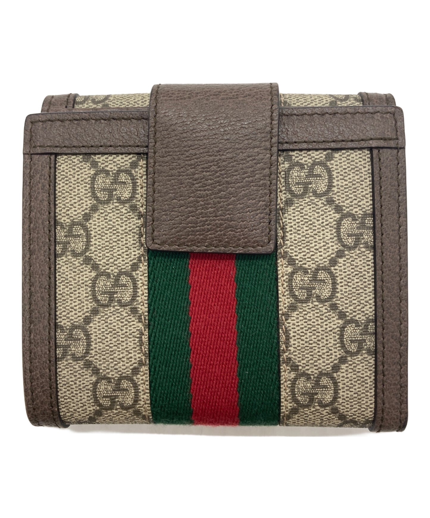 [Pre-owned] GUCCI GG French Flap Wallet 523173