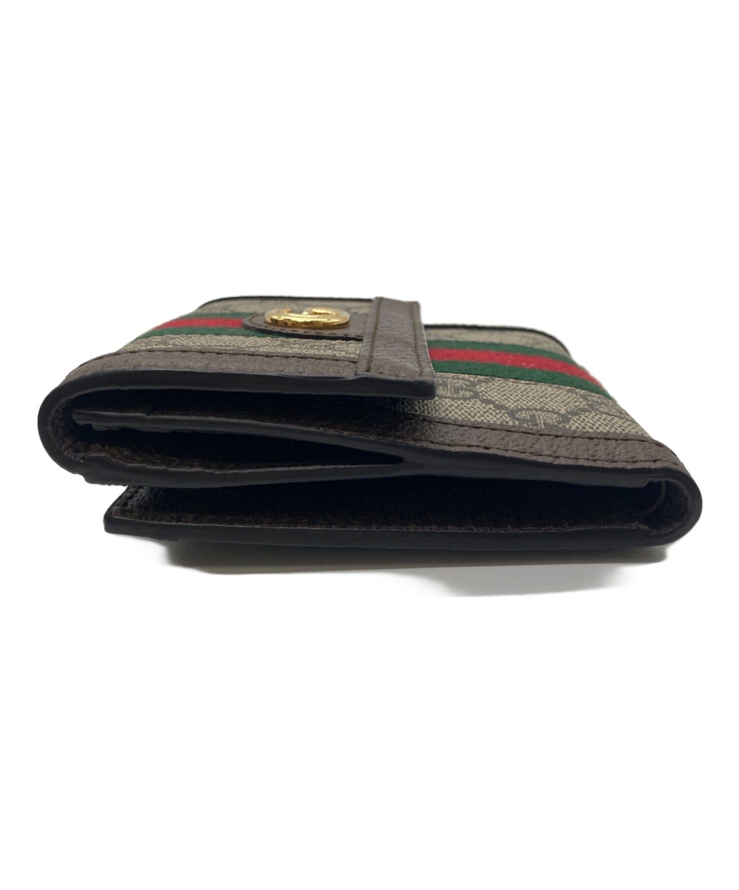 [Pre-owned] GUCCI GG French Flap Wallet 523173