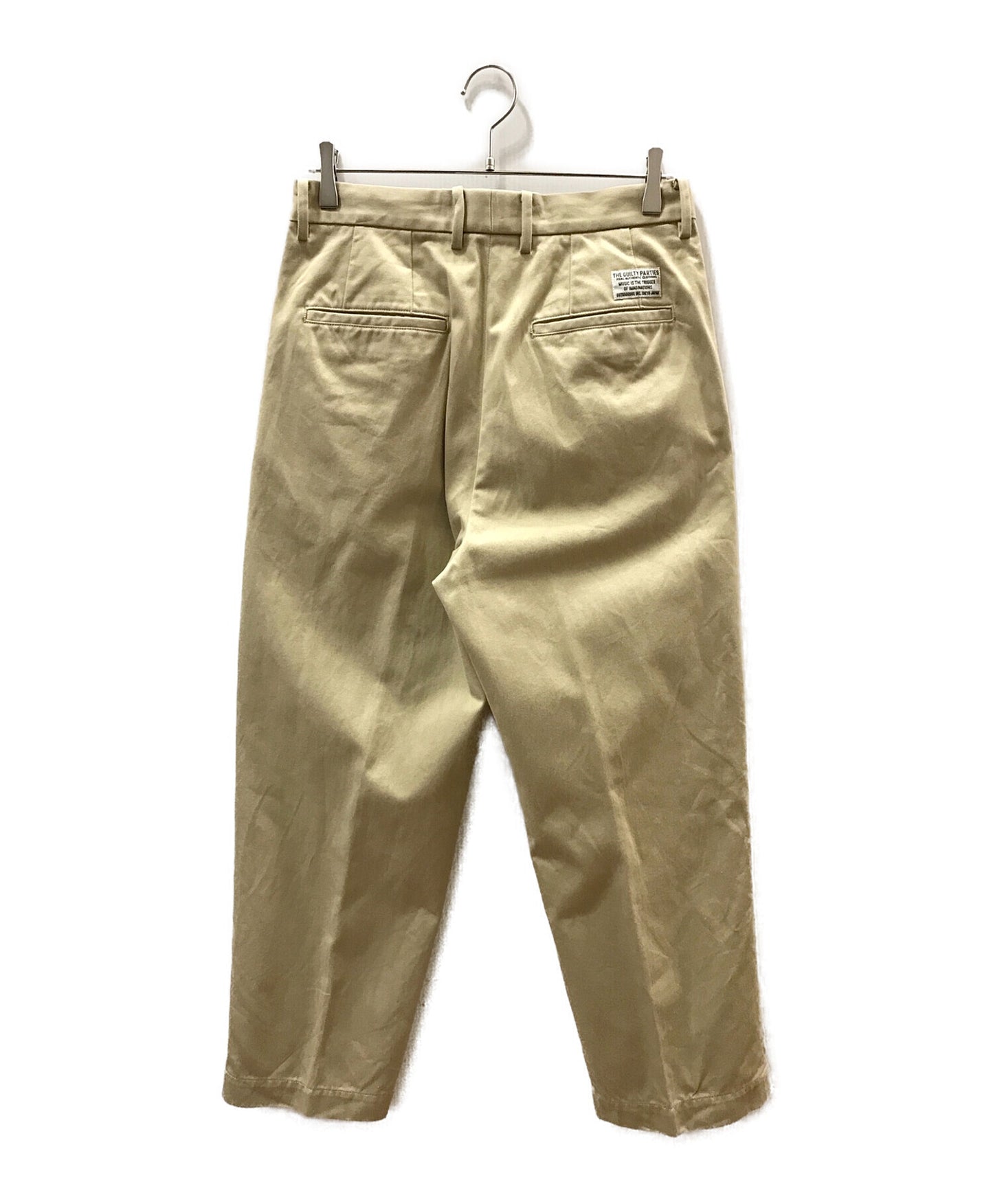 [Pre-owned] WACKO MARIA DOUBLE PLEATED CHINO TROUSERS 23SS-WMP-PT02