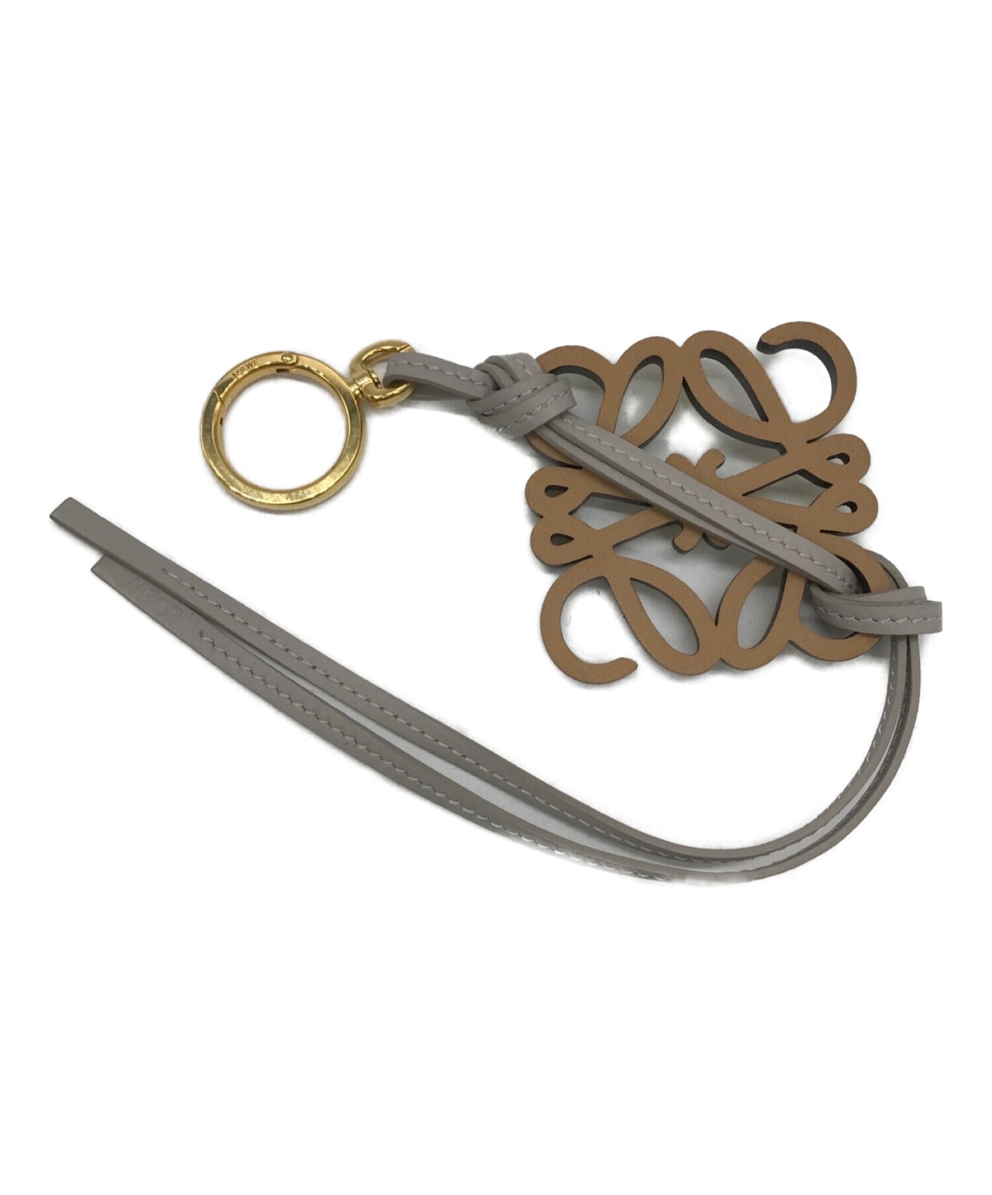 [Pre-owned] LOEWE Anagram Leather Charm