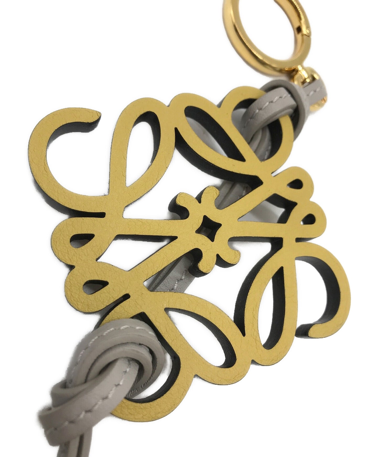 [Pre-owned] LOEWE Anagram Leather Charm