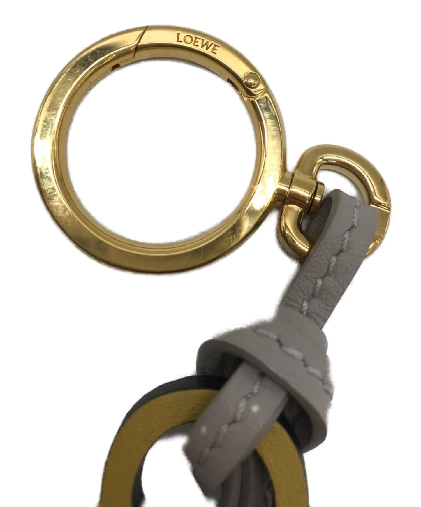 [Pre-owned] LOEWE Anagram Leather Charm