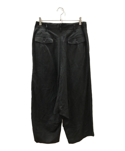 [Pre-owned] GROUND Y sarouel linen pants GZ-P12-300