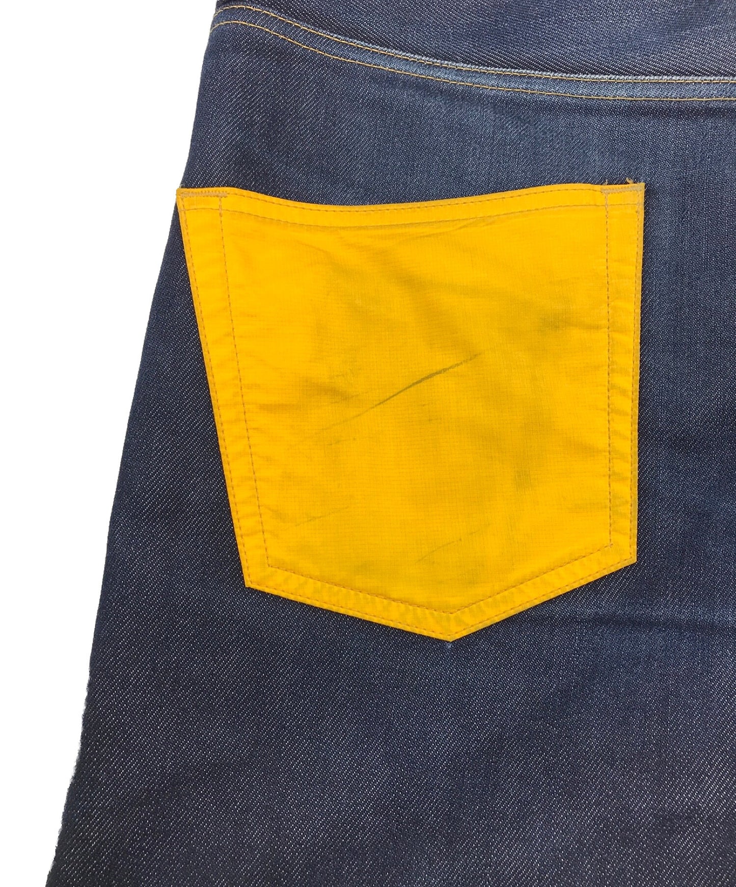 [Pre-owned] eYe COMME des GARCONS JUNYAWATANABE MAN Multicolor Embroidery Denim Pants WB-P908