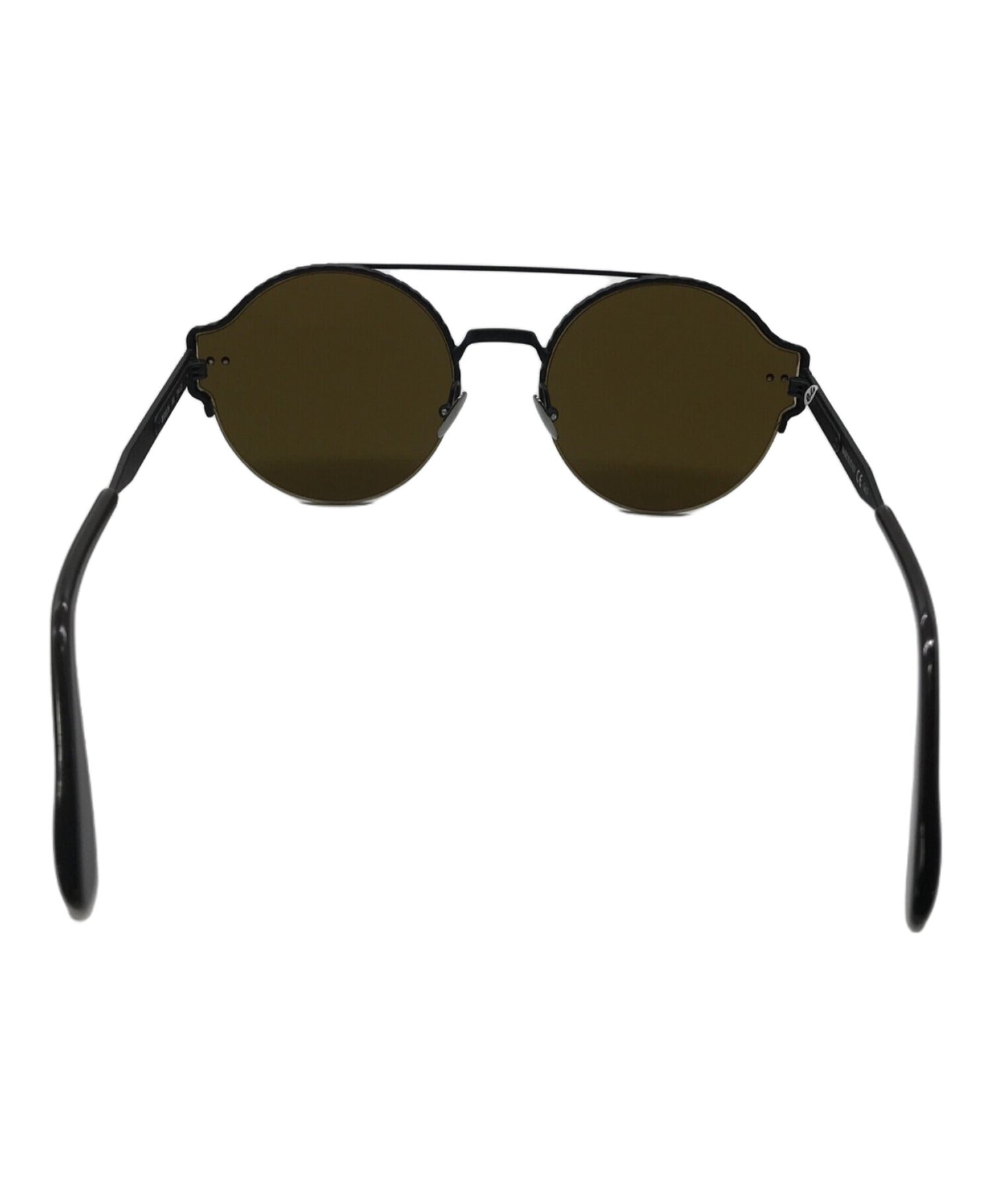 [Pre-owned] BOTTEGA VENETA Intrecciato Pilot Round Sunglasses BV0013S-001