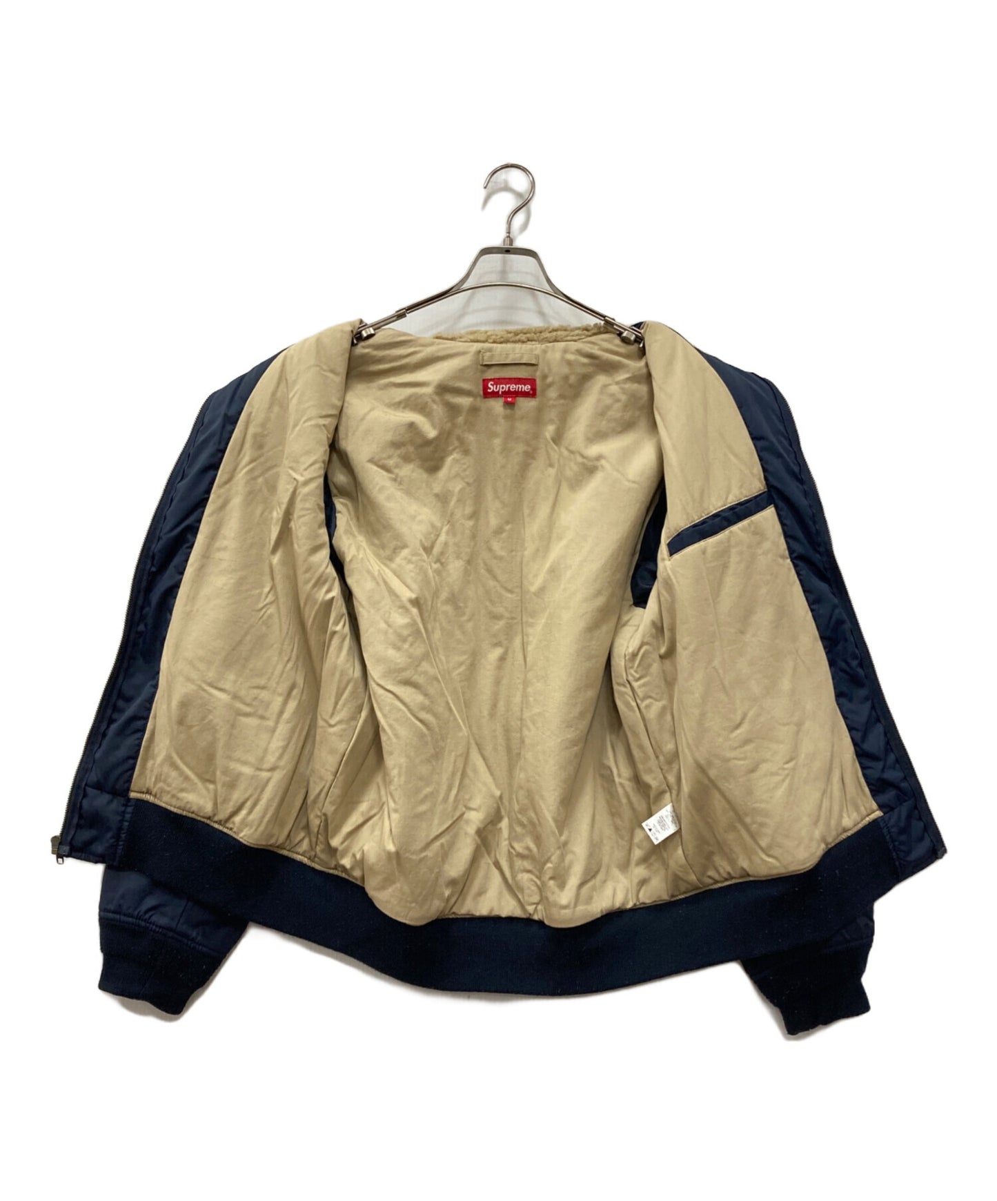 [Pre-owned] SUPREME Quilted Nylon Tanker Jacket