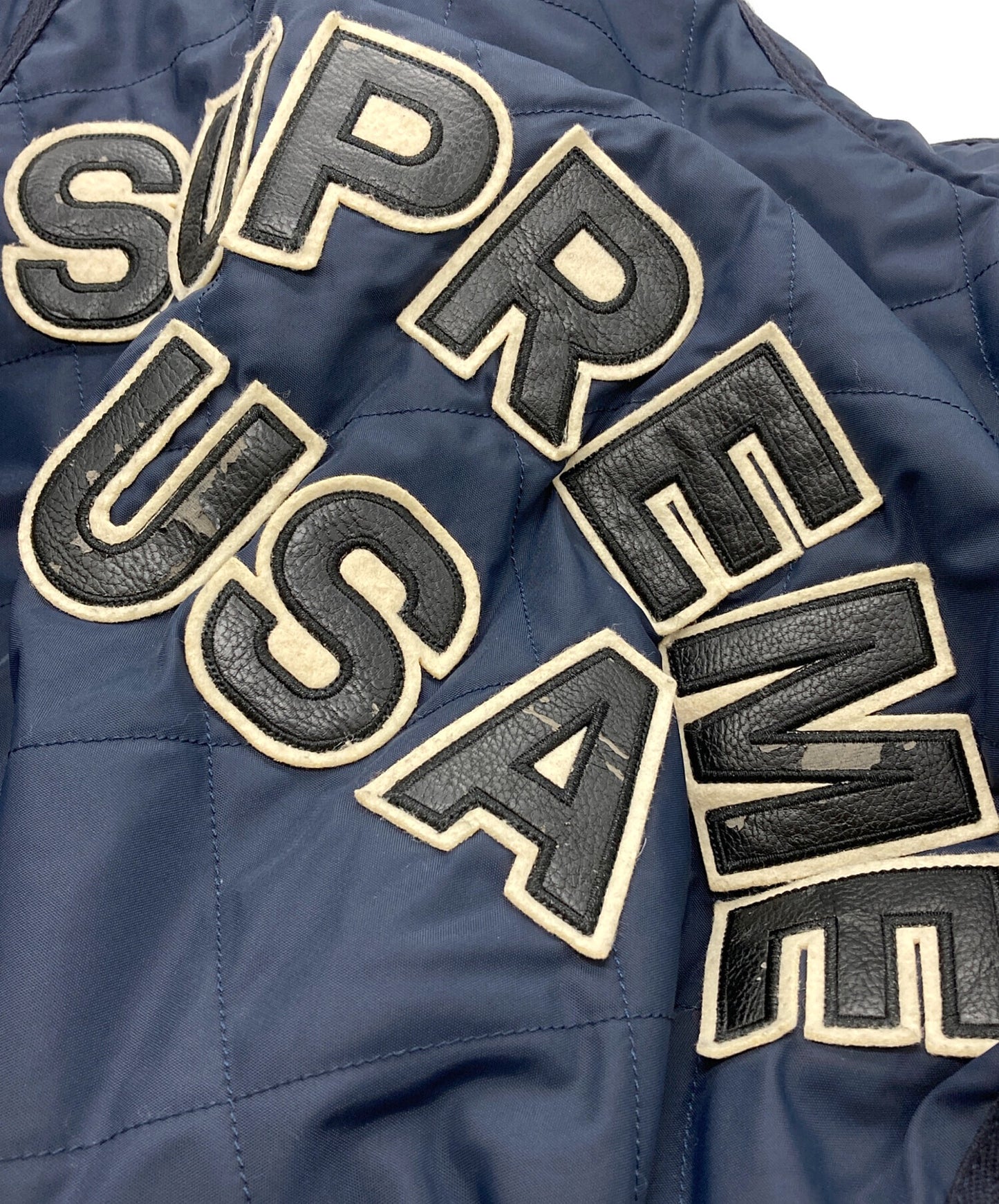 [Pre-owned] SUPREME Quilted Nylon Tanker Jacket
