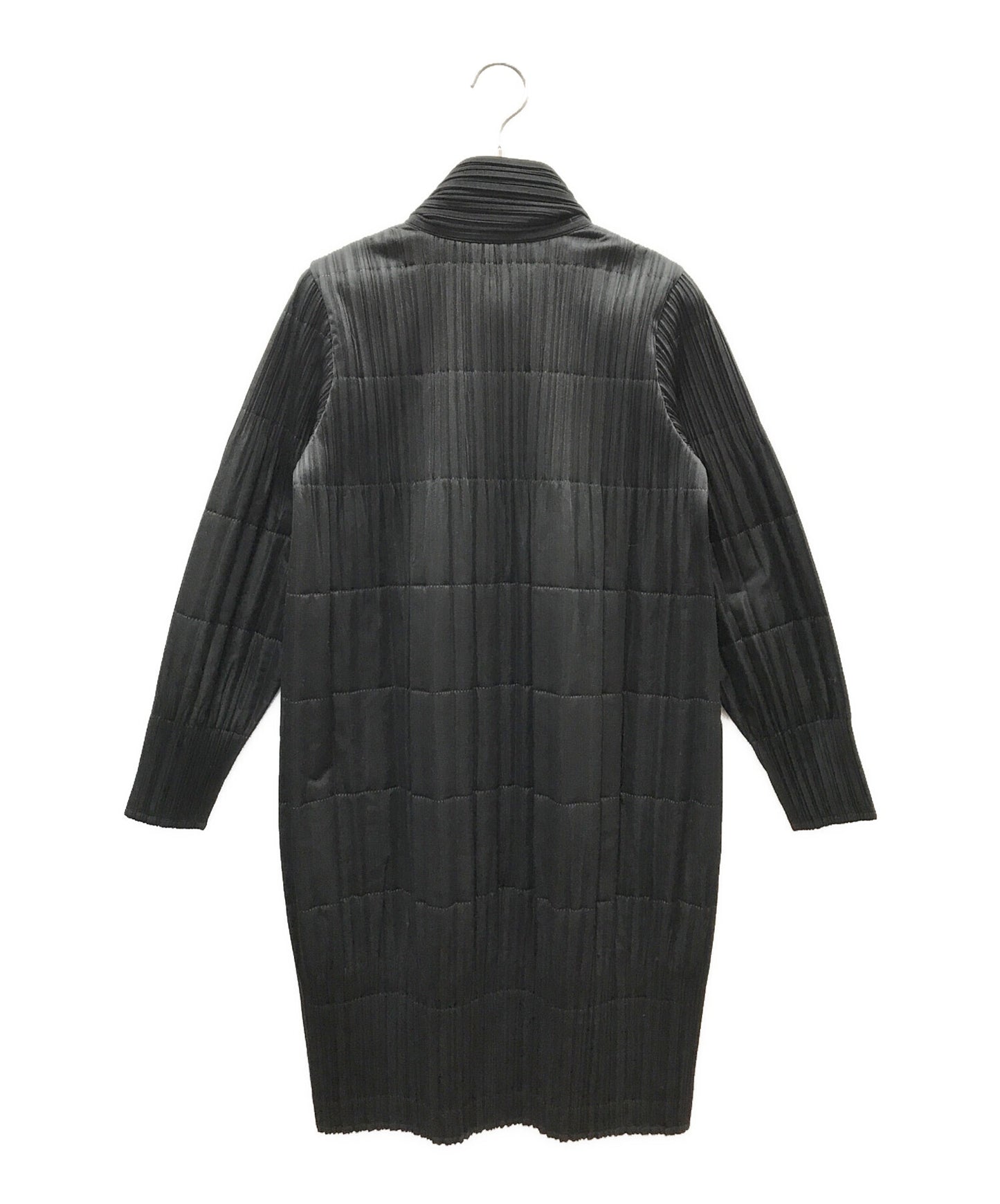 [Pre-owned] PLEATS PLEASE zip high neck coat PP13-JA711