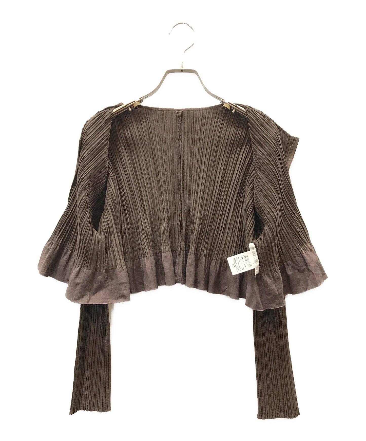 [Pre-owned] PLEATS PLEASE Pleated short cardigan PP93-J0577