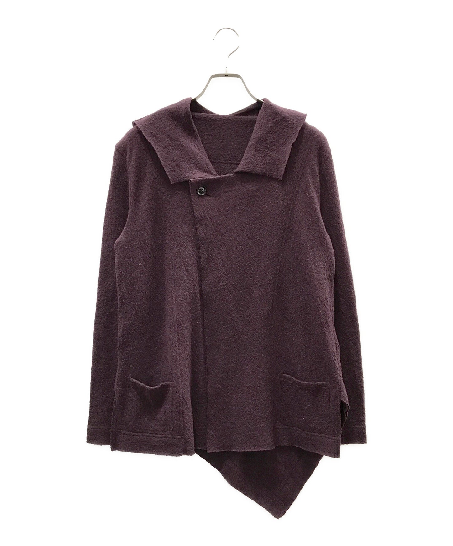 [Pre-owned] Y's Collar design asymmetrical cardigan YR-T15-556