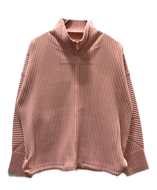 [Pre-owned] HOMME PLISSE ISSEY MIYAKE MONTHLY COLOR APRIL Pleated zip-up blouson (Monthly Color April) HP31JL114