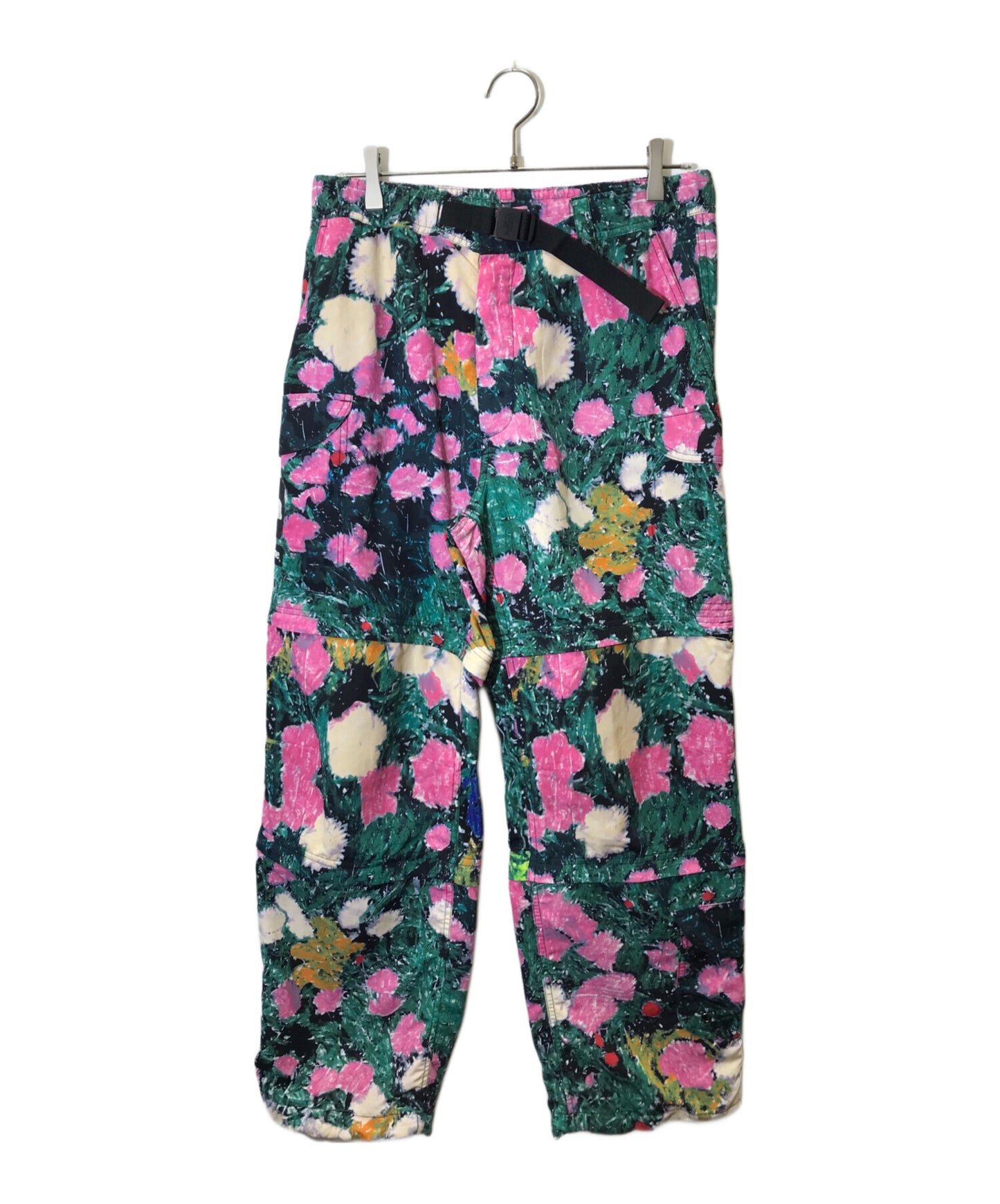 [Pre-owned] SUPREME Trekking Convertible Zip-Off Belted Pant Flowers
