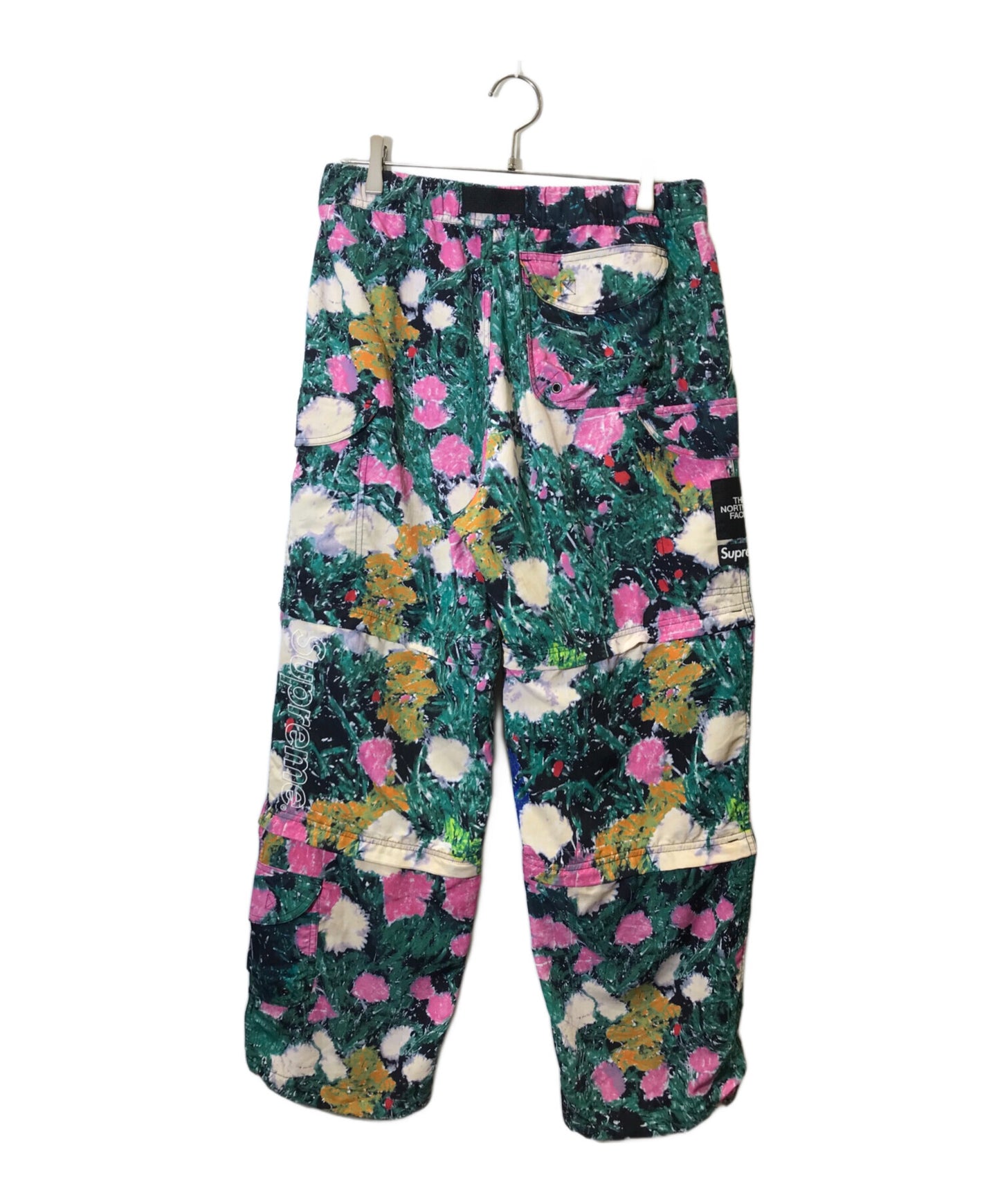 [Pre-owned] SUPREME Trekking Convertible Zip-Off Belted Pant Flowers