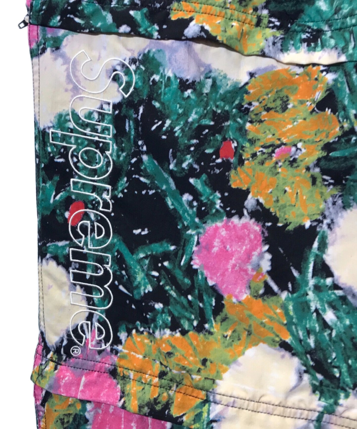 [Pre-owned] SUPREME Trekking Convertible Zip-Off Belted Pant Flowers