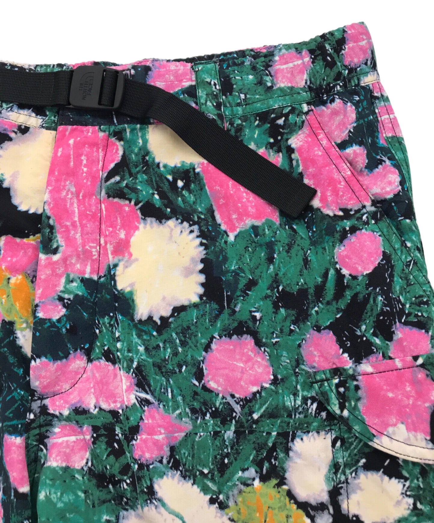 [Pre-owned] SUPREME Trekking Convertible Zip-Off Belted Pant Flowers
