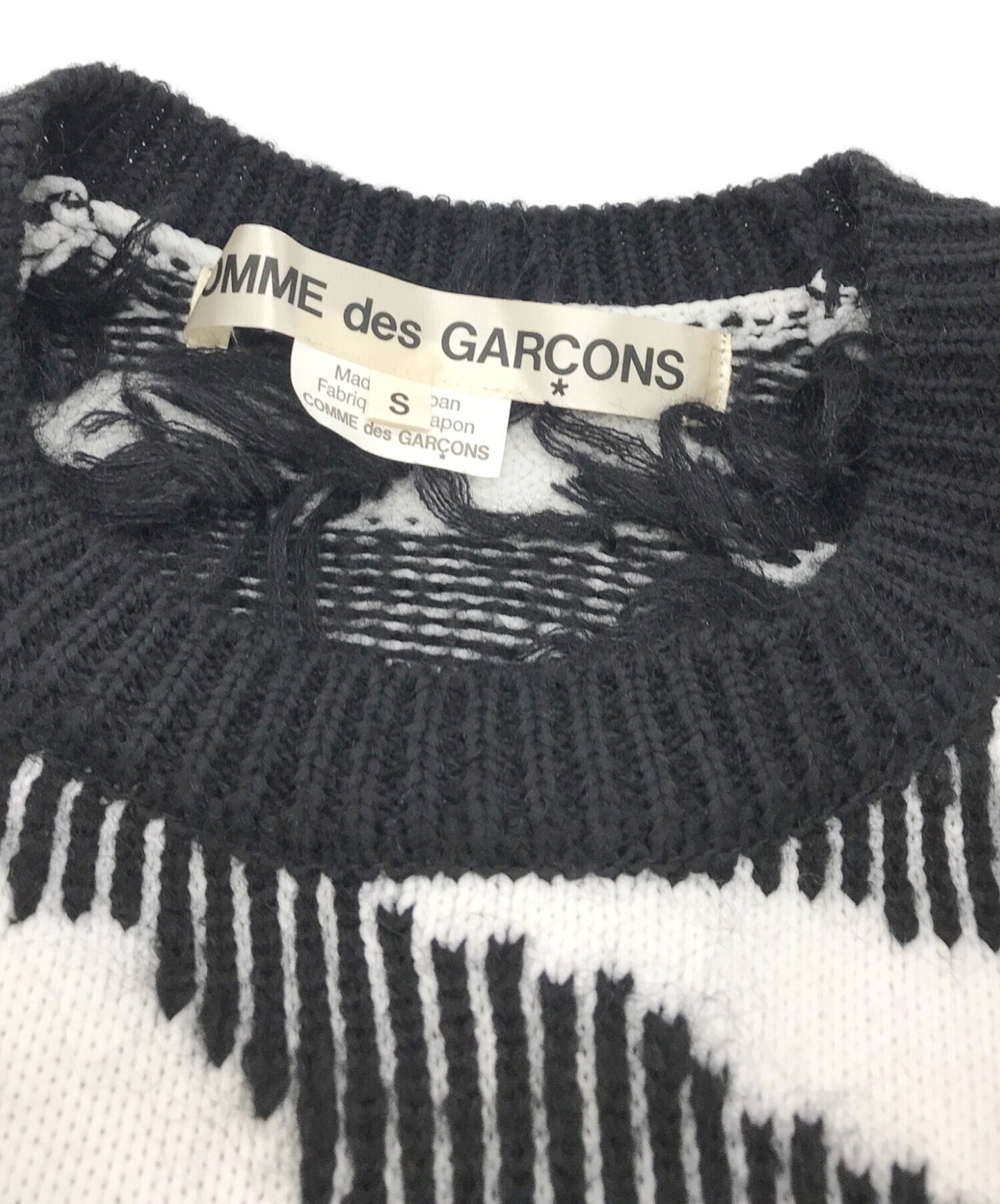 [Pre-owned] COMME des GARCONS Mohair-blend knit GJ-N002