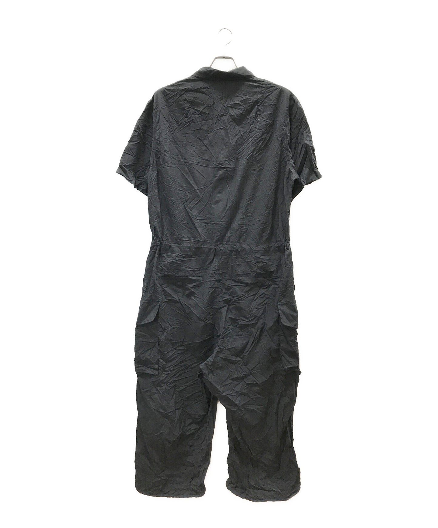 [Pre-owned] s'yte NYLON TAFFETA SHORT SLEEVE JUMPSUIT UI-D02-600