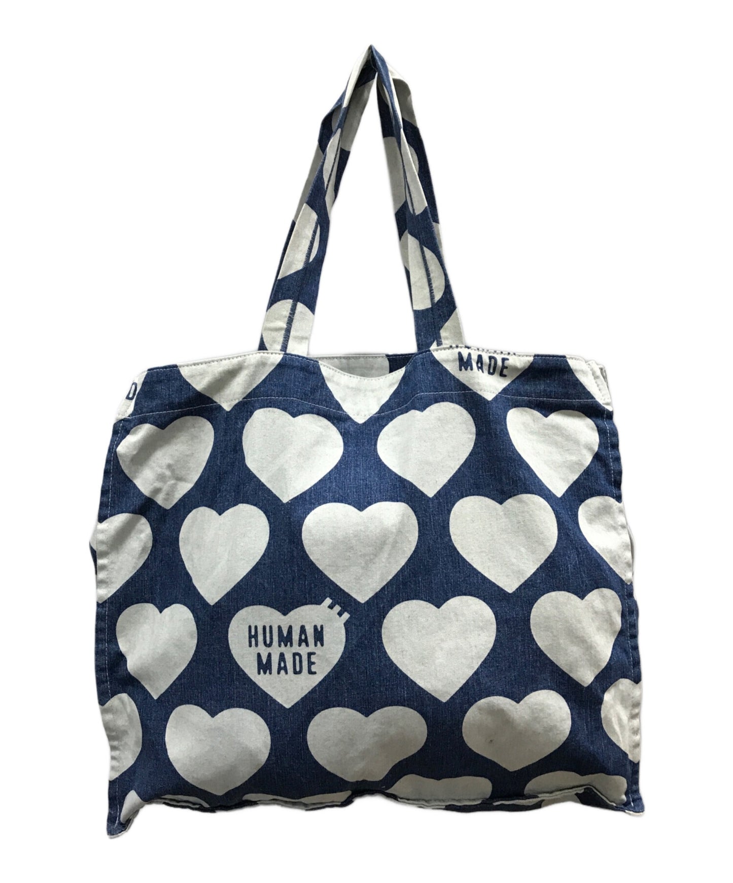 [Pre-owned] HUMAN MADE Heart Denim Tote Bag