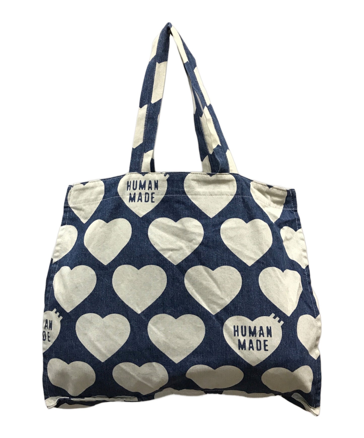 [Pre-owned] HUMAN MADE Heart Denim Tote Bag