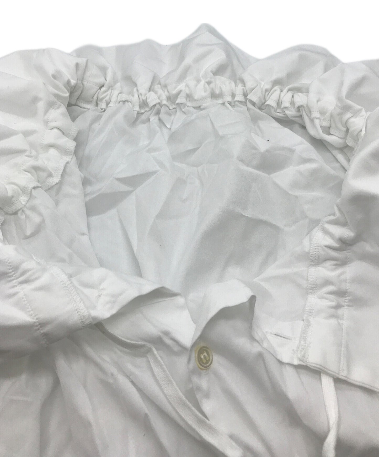 [Pre-owned] COMME des GARCONS COMME des GARCONS Ruffle collar blouse RK-B014