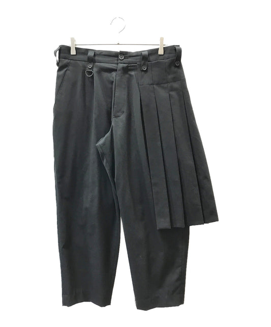 [Pre-owned] s'yte T/W Gabardine Left Side Pleat pants UV-P09-101